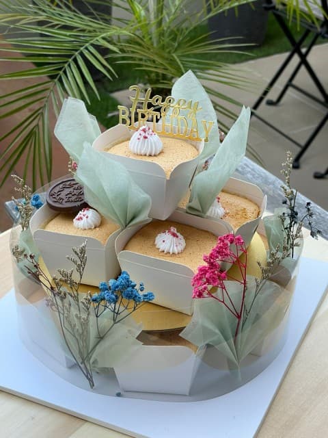Chiffon Birthday Cake (シフォンバースデーケーキ)